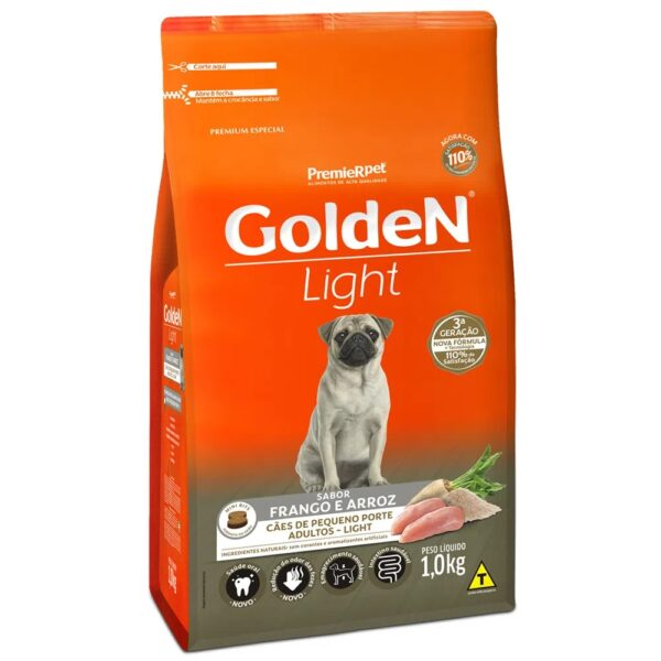 Ração Golden Fórmula Light Cães Adultos Porte Pequeno Frango e Arroz - Image 2