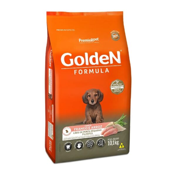 Ração Golden Fórmula Cães Filhotes Raças Pequenas Frango e Arroz - Image 3