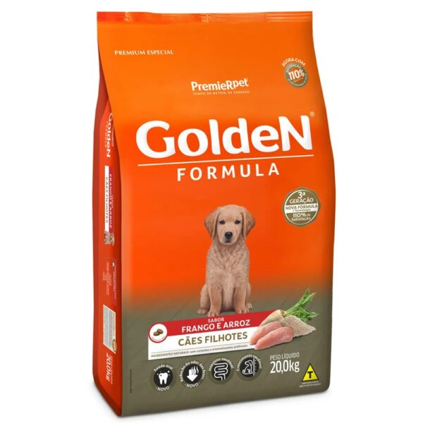 Ração Golden Fórmula Cães Filhotes Frango e Arroz - Image 3