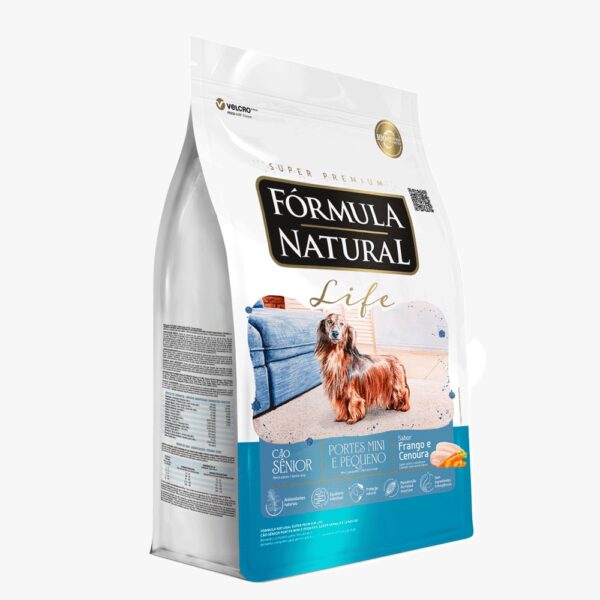 Ração Fórmula Natural Life Cães Sênior Mini e Pequeno 1kg