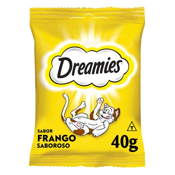 Petisco Dreamies Frango para Gatos Adultos 40 g