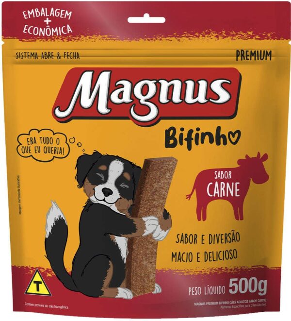 Magnus Bifinho Cães Adultos Sabor Carne - 500G