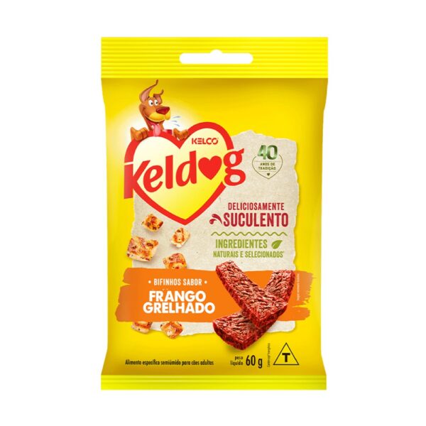 Petisco Keldog Bifinho Frango Grelhado 60 g